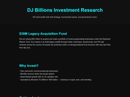 investment screenshot