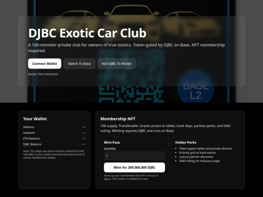 nftcarclub screenshot