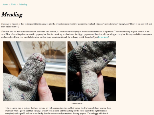 Craft/Mending/mending screenshot