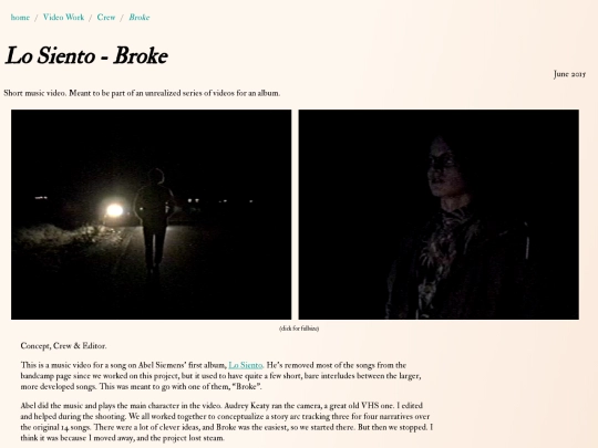 Video Work/Crew/broke screenshot