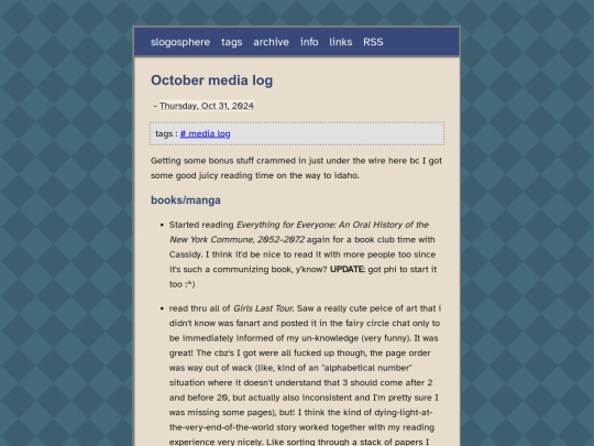 blog/posts/2024-10-31-October-media-log screenshot