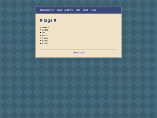 blog/tags screenshot
