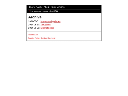 blog2/archive screenshot