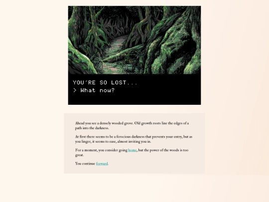 digression/forest screenshot