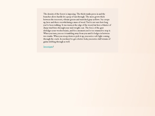 digression/forward screenshot