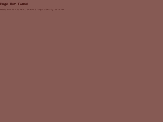 not_found screenshot