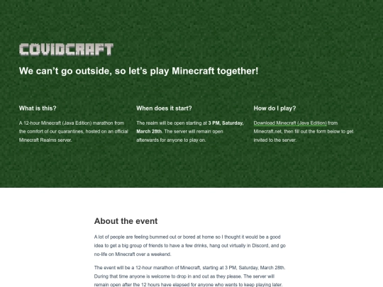 covidcraft screenshot
