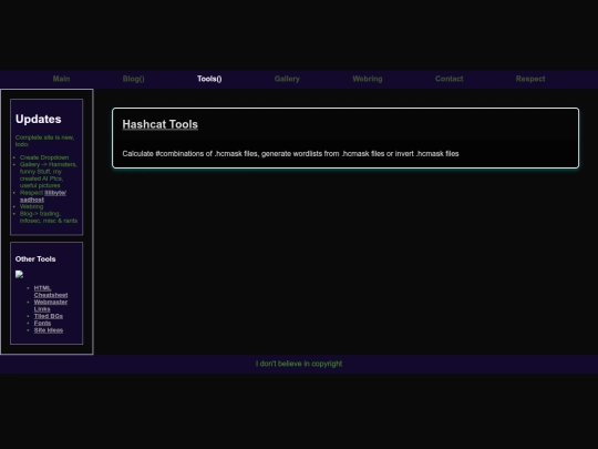 blogs screenshot