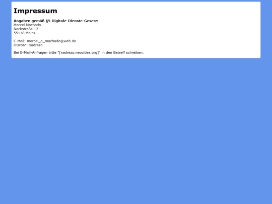 impressum screenshot
