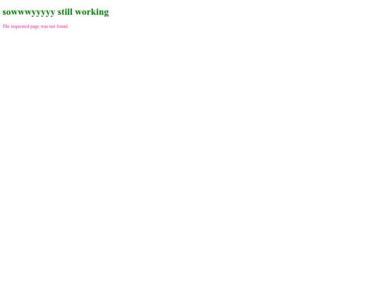 not_found screenshot