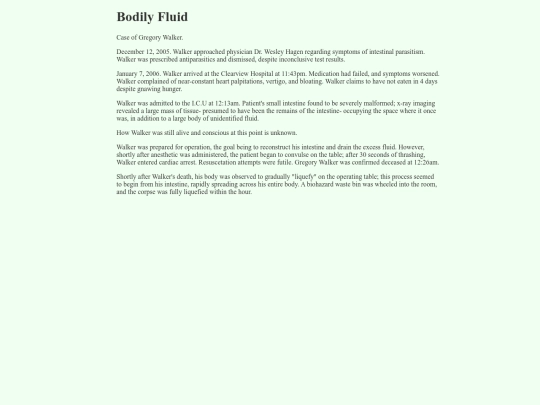 bodyfluid screenshot