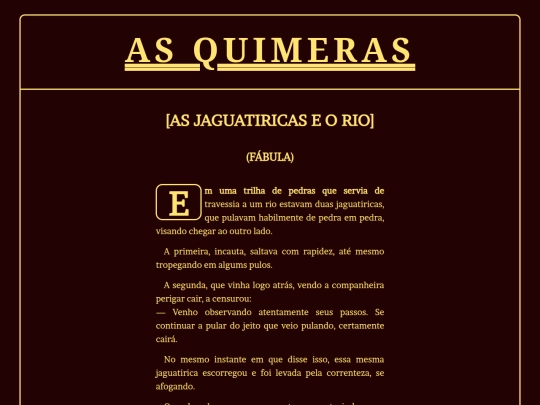 jaguatiricas screenshot
