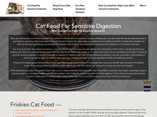 cat-food-for-sensitive-digestion screenshot