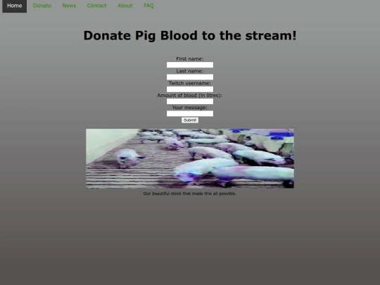donate screenshot