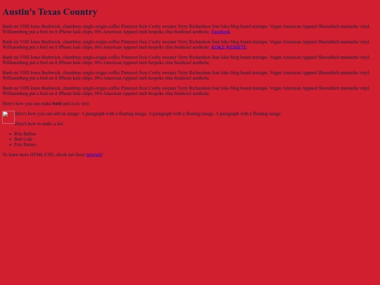 index screenshot