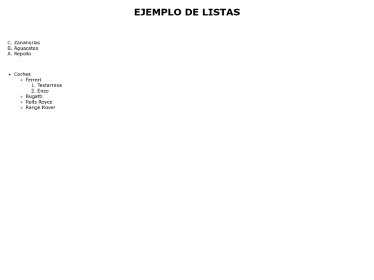 ejemplolistas screenshot