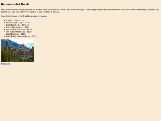 hotels. screenshot