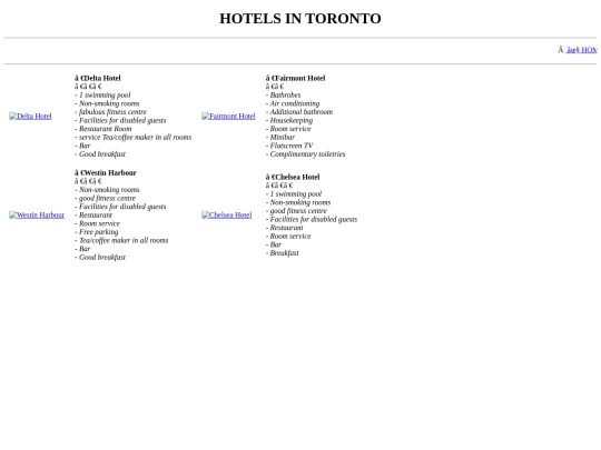 hotels screenshot