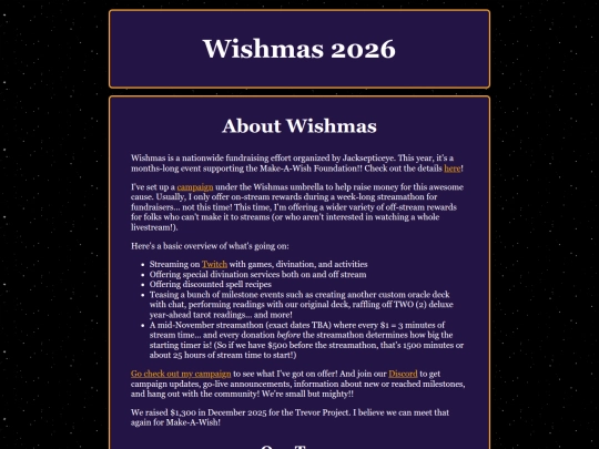 fundraising/wishmas2026 screenshot