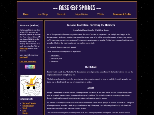 witchcraft/spell-personalprotection-survivingholidays screenshot