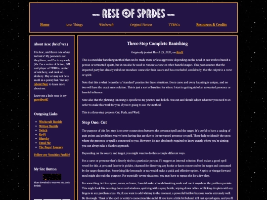 witchcraft/spell-threestepbanish screenshot