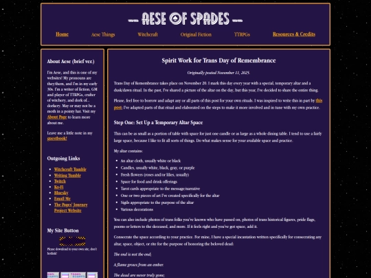 witchcraft/spiritwork-tdor screenshot
