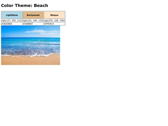 Color screenshot