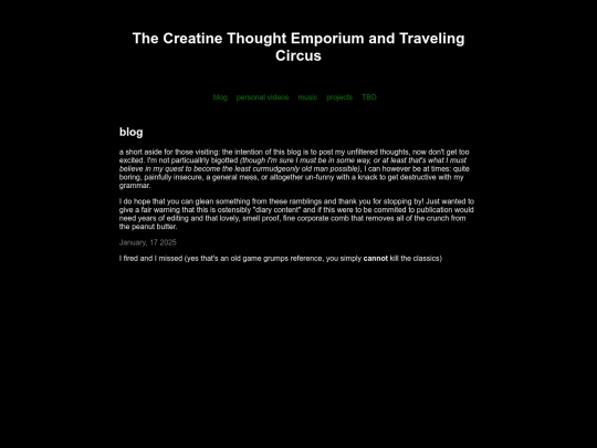 blog screenshot