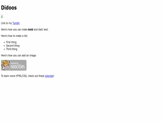 index screenshot