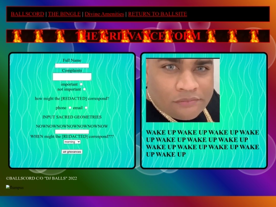 grievance screenshot