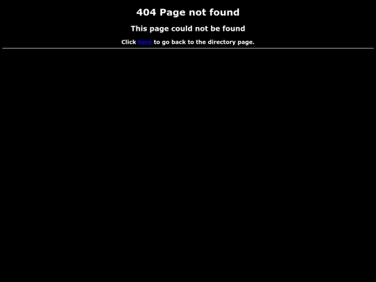 not_found screenshot