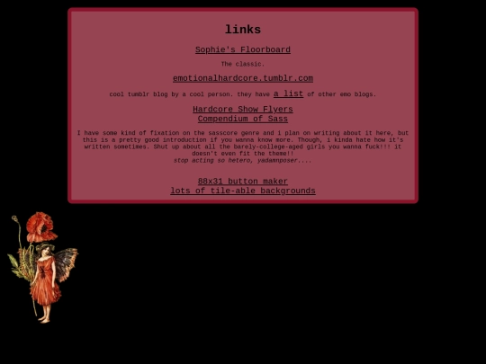 links screenshot