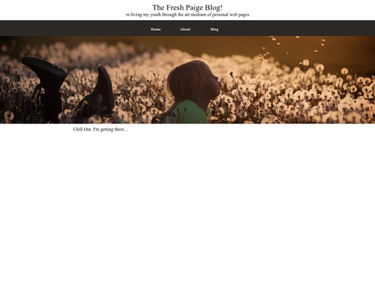 blog screenshot