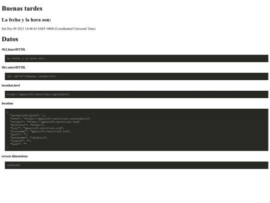 modulo3 screenshot