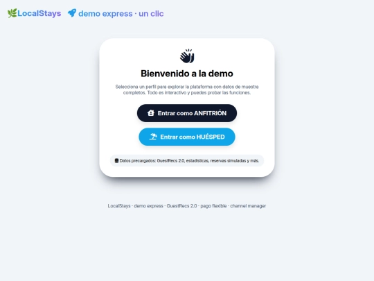 localstaysdemo screenshot