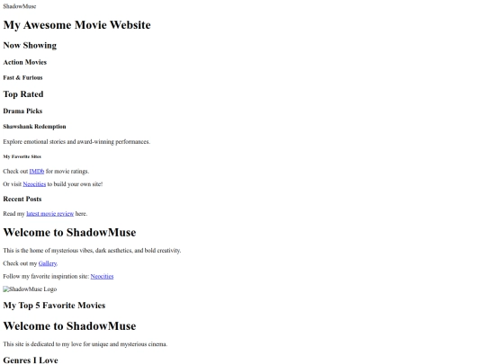 index screenshot