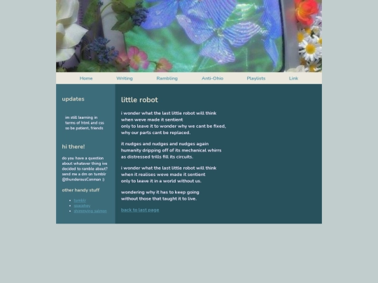 pages/poems/littlerobot screenshot