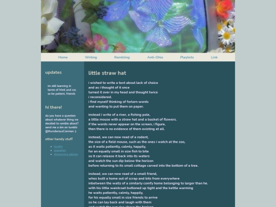 pages/poems/littlestrawhat screenshot