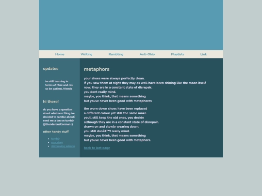 pages/poems/metaphors screenshot