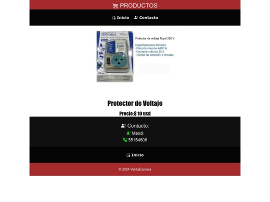 Protector de voltaje screenshot