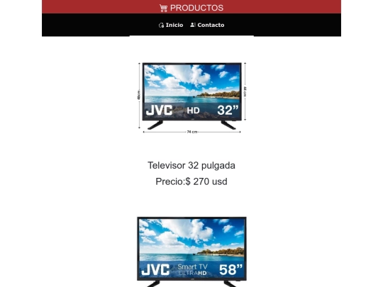 Televisores screenshot