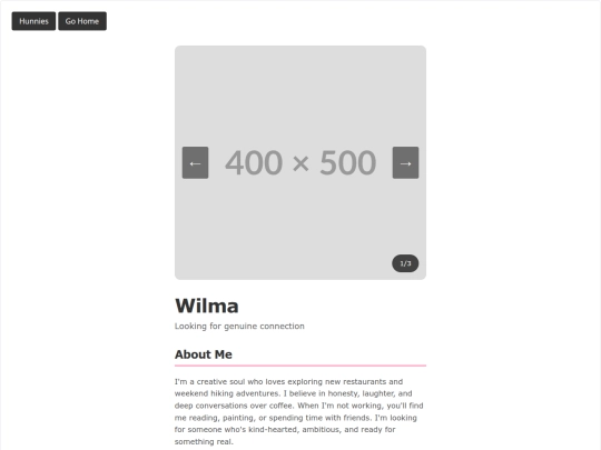 hunnies/wilma screenshot