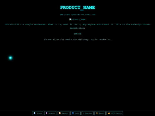 giftshop/product-page-template screenshot