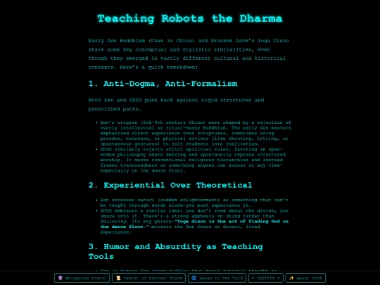 koans/teachingrobots screenshot