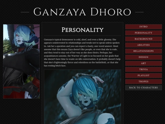 ch/zaya/personality screenshot