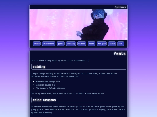 feats screenshot