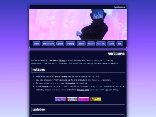 index screenshot