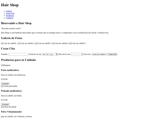 index screenshot
