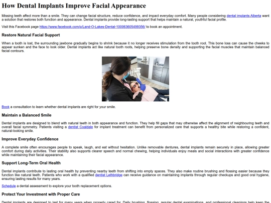 HowDentalImplantsImproveFacialAppearance screenshot