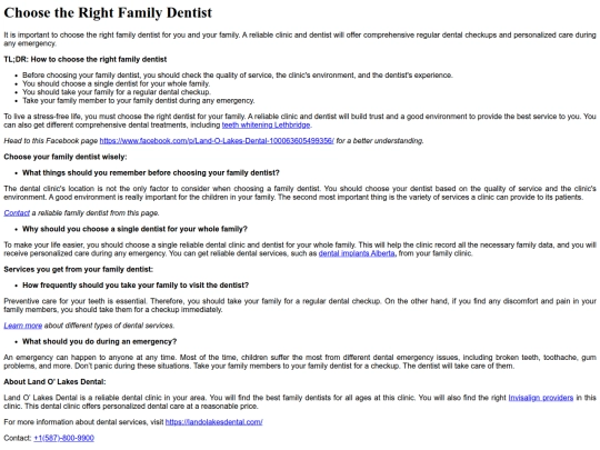 choose-the-right-family-dentist screenshot